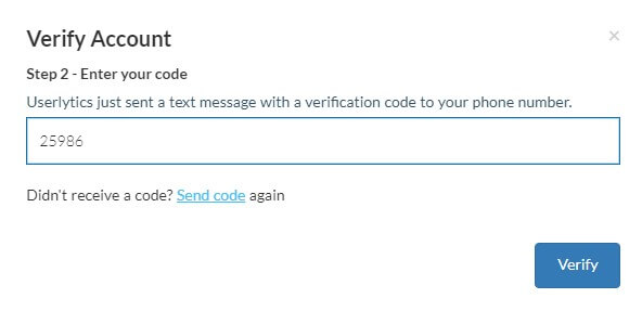 userlytics write phone number