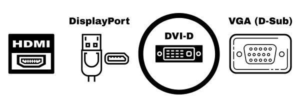 Motherboard graphic connectors