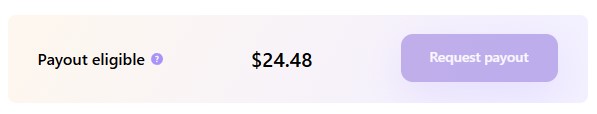 Amount earned on Benable