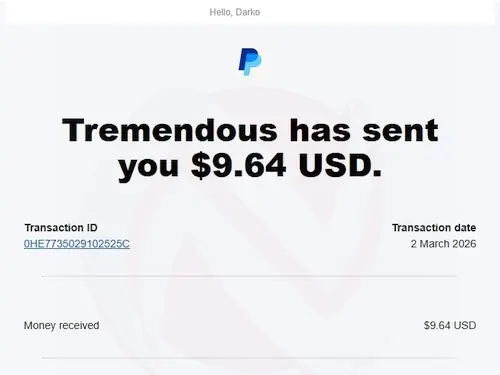 TimeBucks payment proof