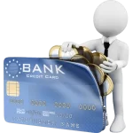 3D lik s bankovnom karticom
