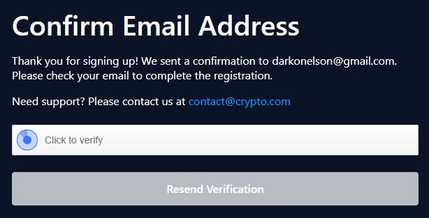 Crypto provjera email adrese