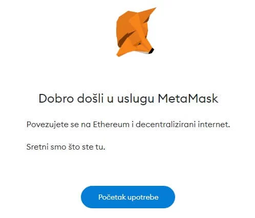 OpenSea izbor metamask dodatak instaliran