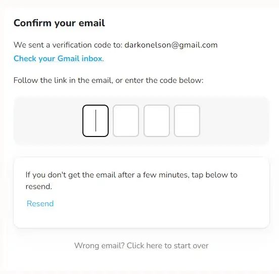Ko-fi potvrda email adrese