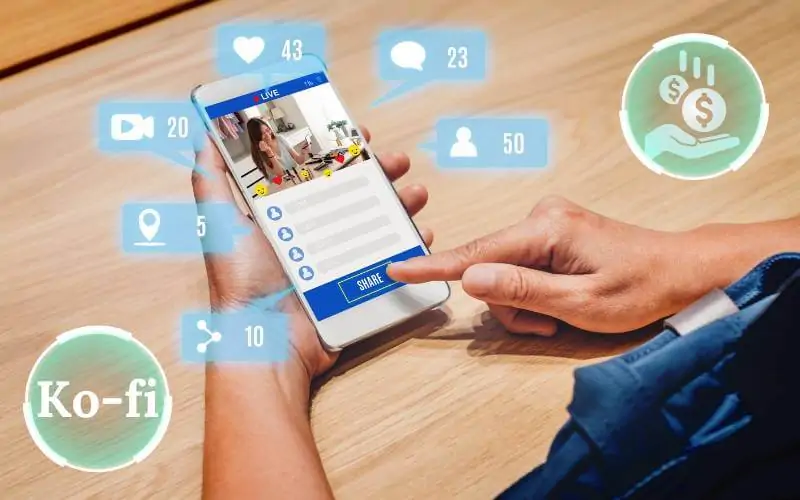 Unovčite sadržaj putem Ko-fi platforme