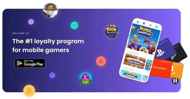 Mistplay igra -uvodni ekran