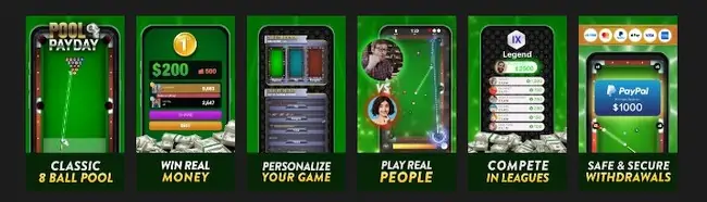 Pool Payday igra-uvodni ekran
