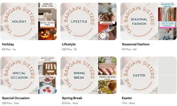 Organizirane ploče na Pinterestu