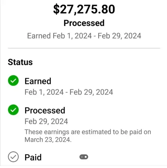 Isplata na Facebooku koja je na čekanju