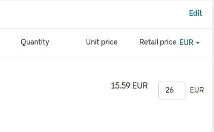 Gelato maloprodajna cijena